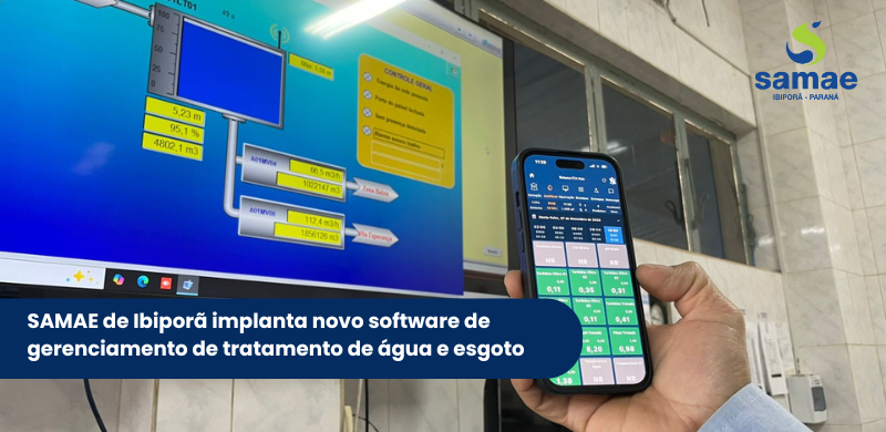 SAMAE de Ibiporã implanta novo software de gerenciamento de tratamento de água e
