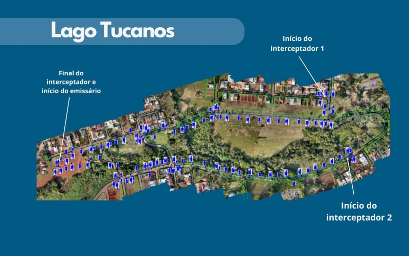 SAMAE será responsável pelo emissário do Lago Tucanos
