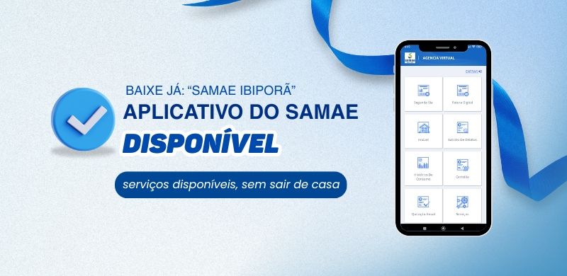 Aplicativo do SAMAE de Ibiporã é lançado e permite uma série de serviços