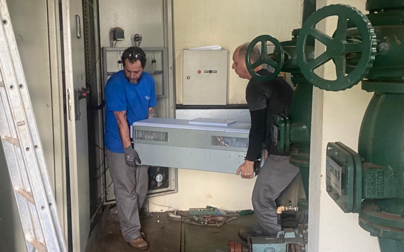Samae realiza troca de dois painéis de comando usados na distribuição de água